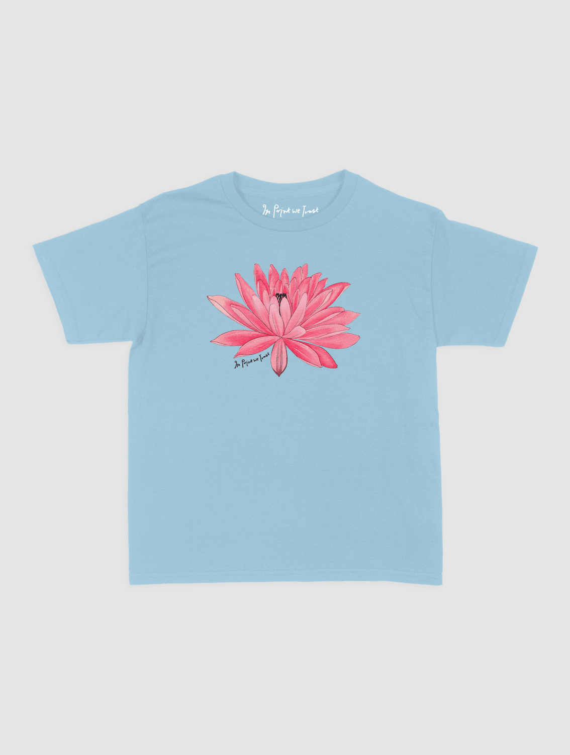 water lily baby tee - In Print We Trust