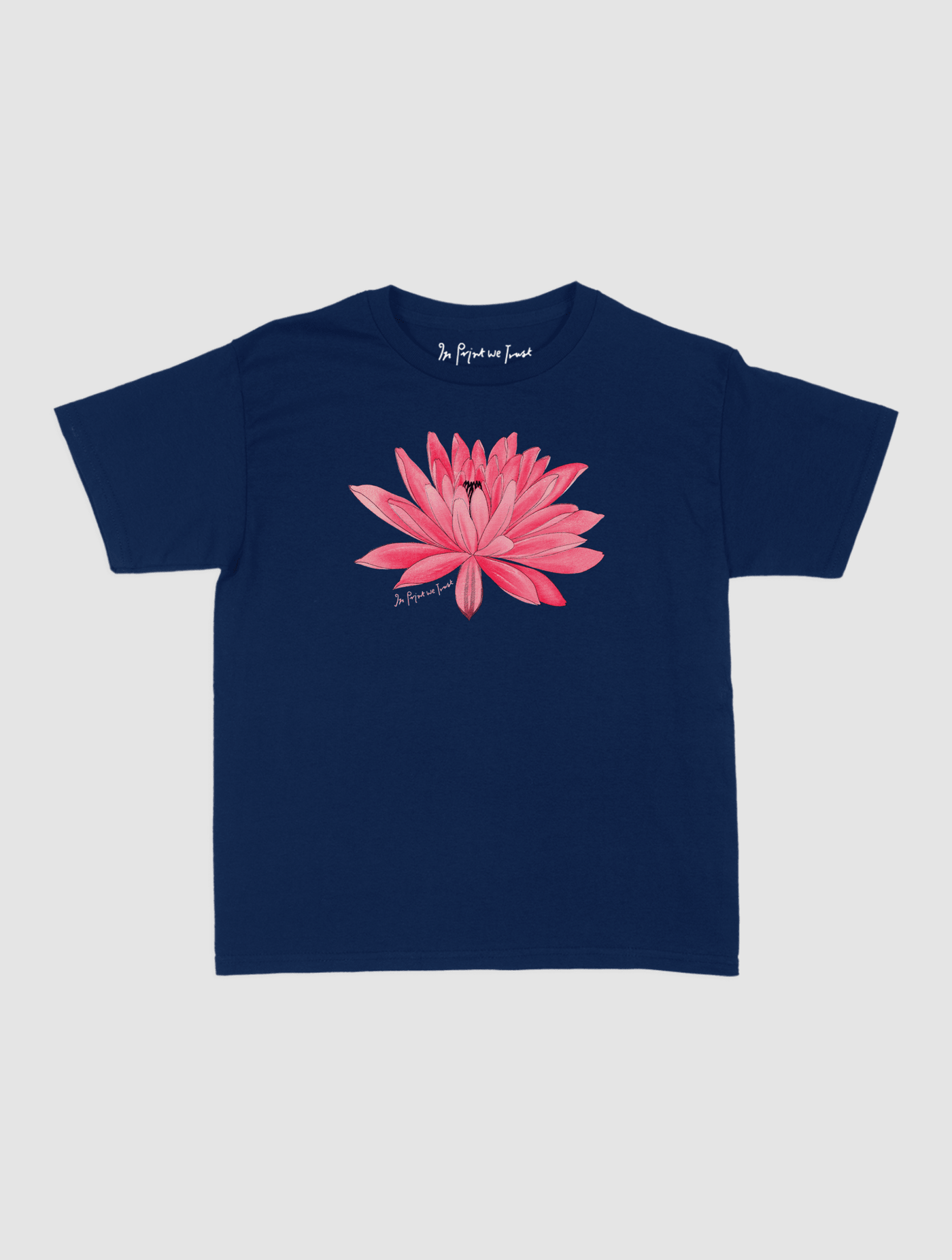 water lily baby tee - In Print We Trust