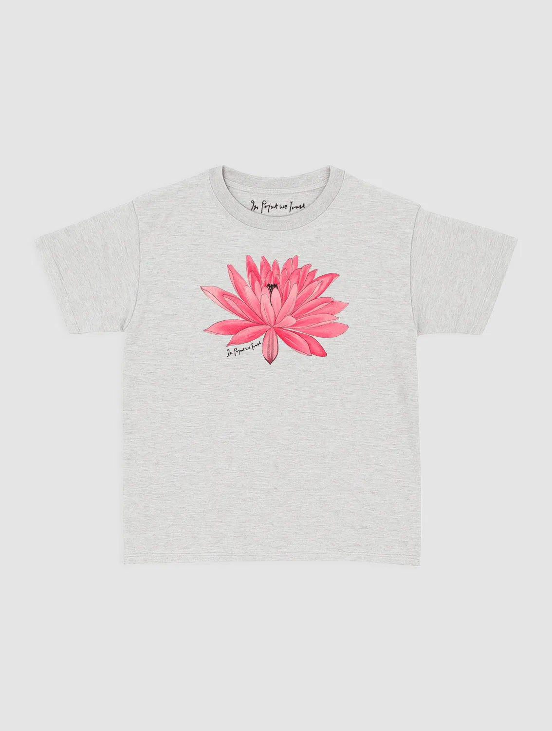 water lily baby tee - In Print We Trust