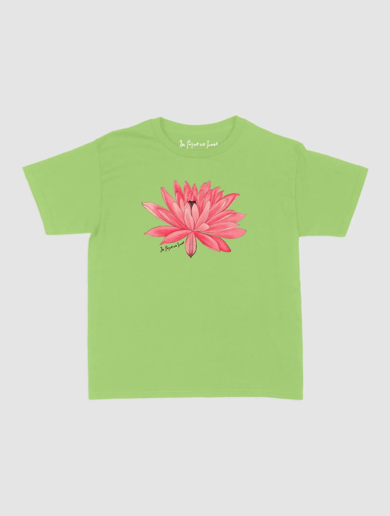 water lily baby tee - In Print We Trust