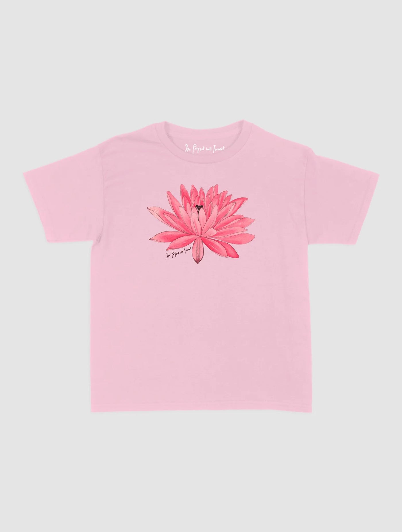 water lily baby tee - In Print We Trust