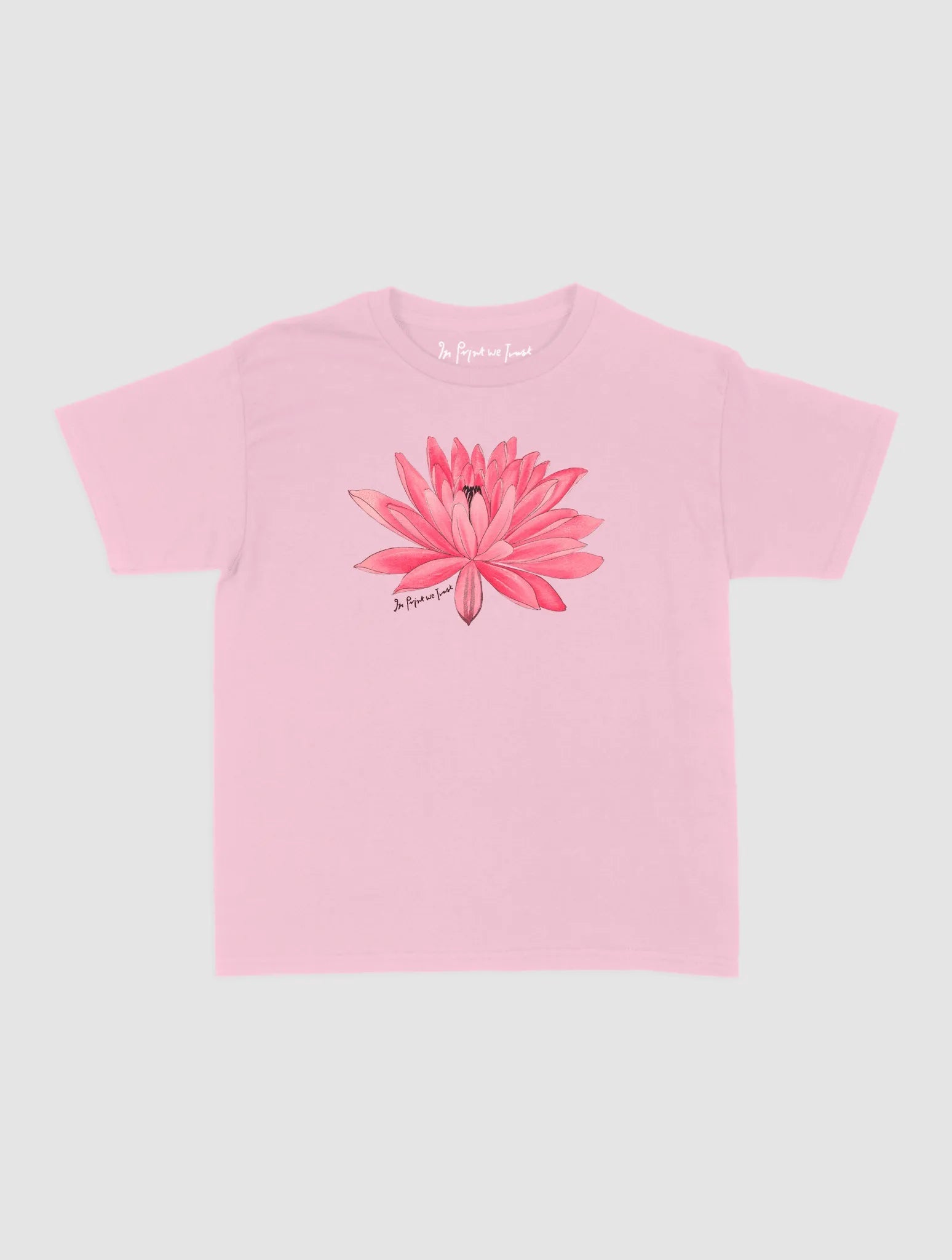 water lily baby tee - In Print We Trust