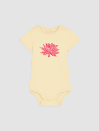 water lily bodysuit for babies - In Print We Trust