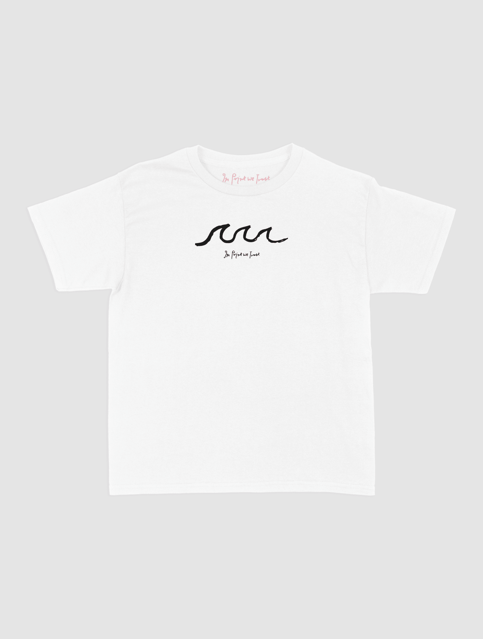 waves baby tee - In Print We Trust