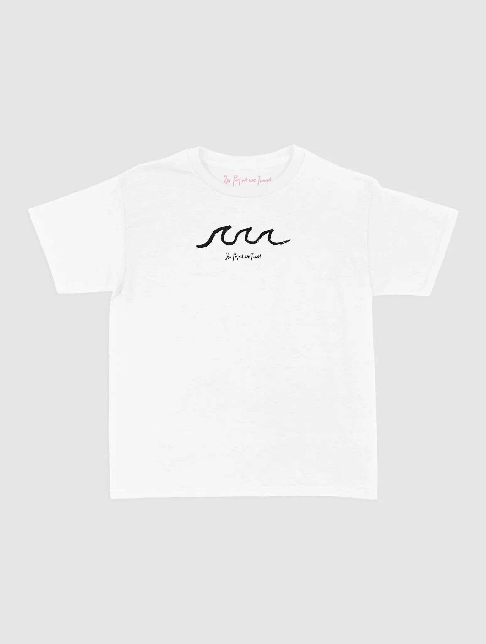 waves baby tee - In Print We Trust