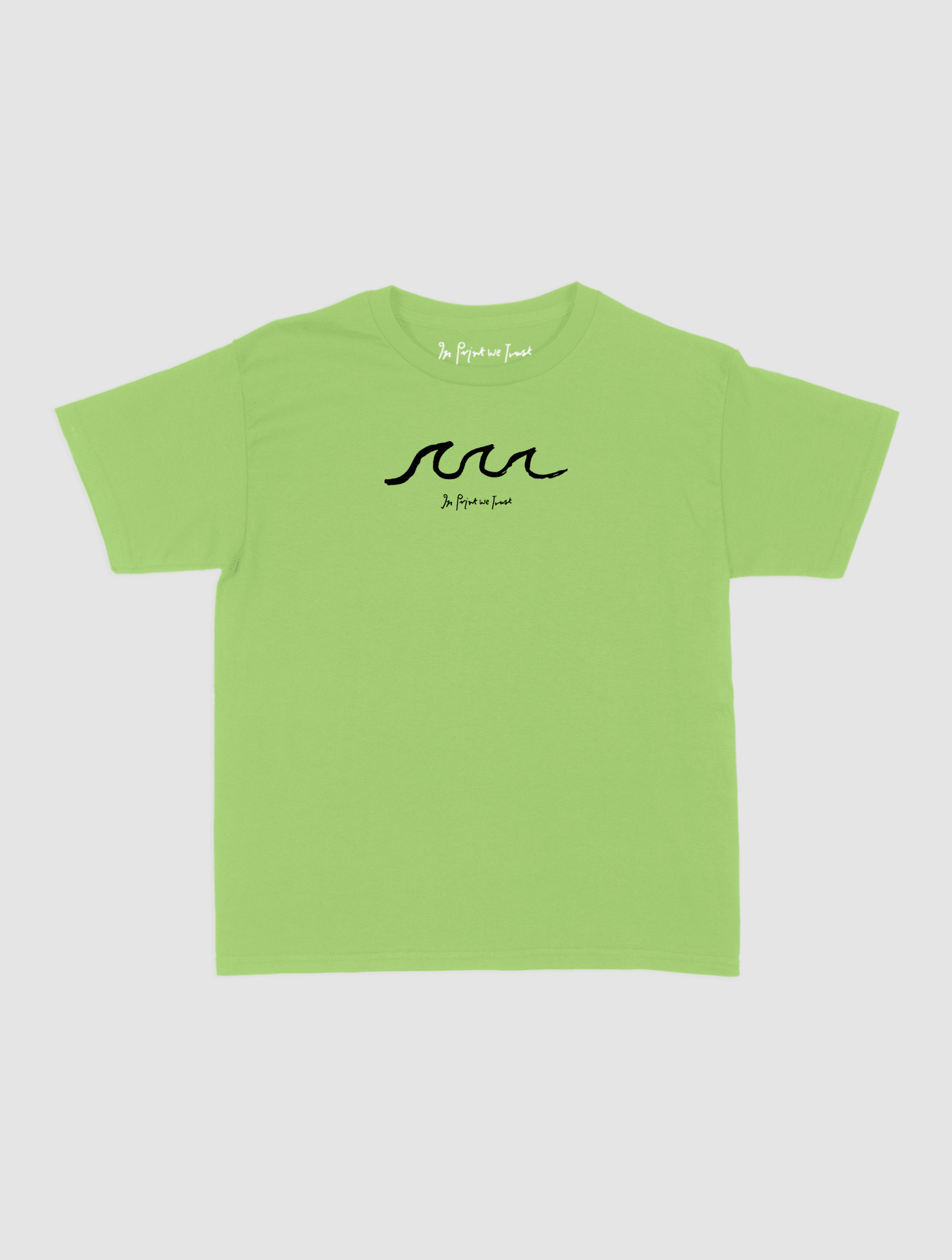waves baby tee - In Print We Trust