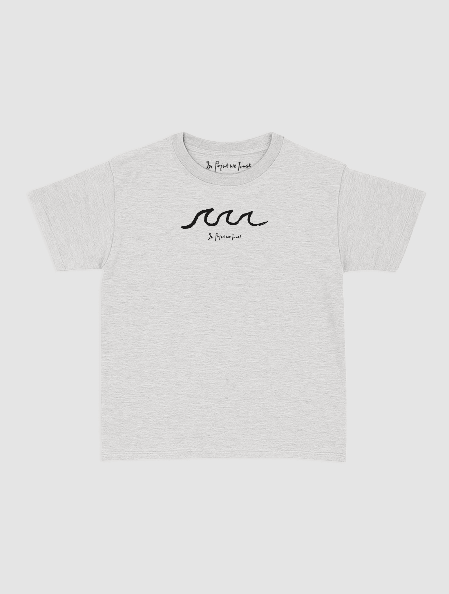waves baby tee - In Print We Trust