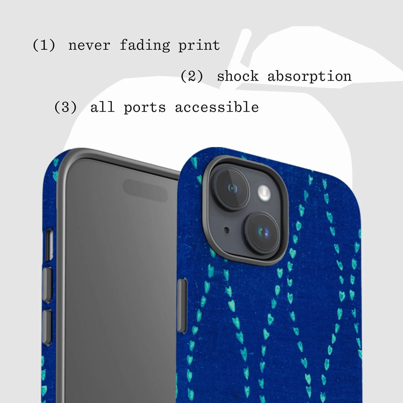 waves tough iPhone case - In Print We Trust