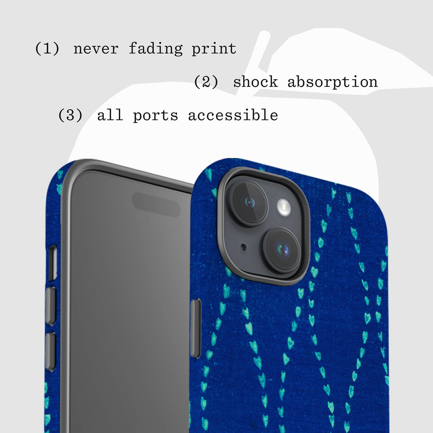 waves tough iPhone case - In Print We Trust