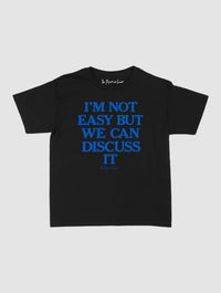 we can discuss it baby tee - In Print We Trust