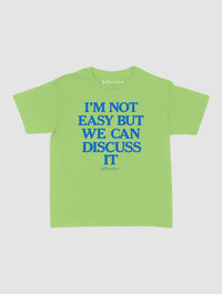 we can discuss it baby tee - In Print We Trust