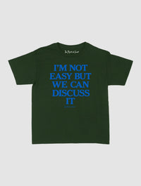 we can discuss it baby tee - In Print We Trust