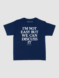 we can discuss it baby tee - In Print We Trust