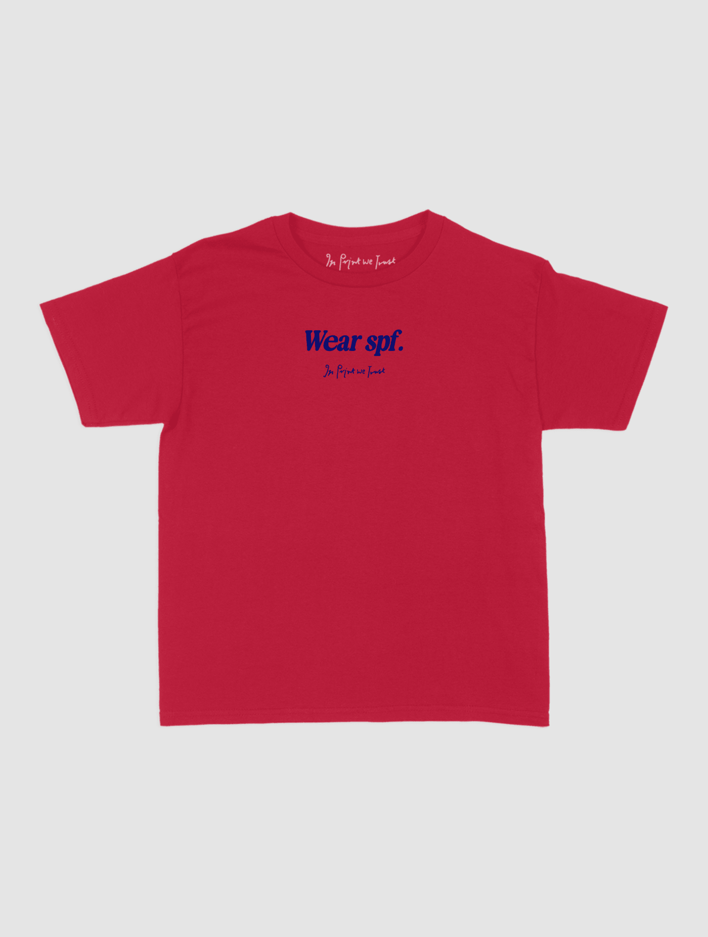wear spf baby tee - In Print We Trust