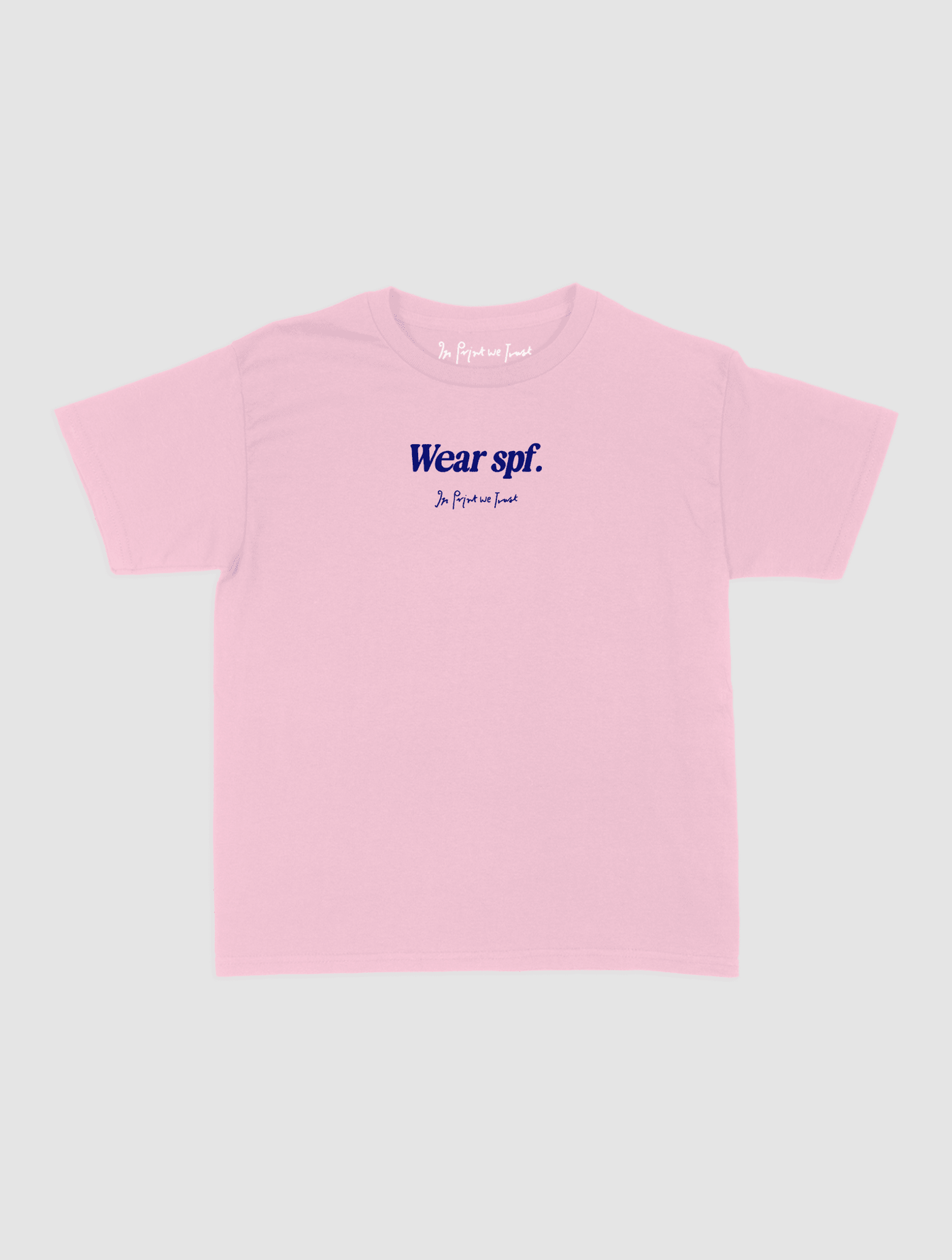 wear spf baby tee - In Print We Trust