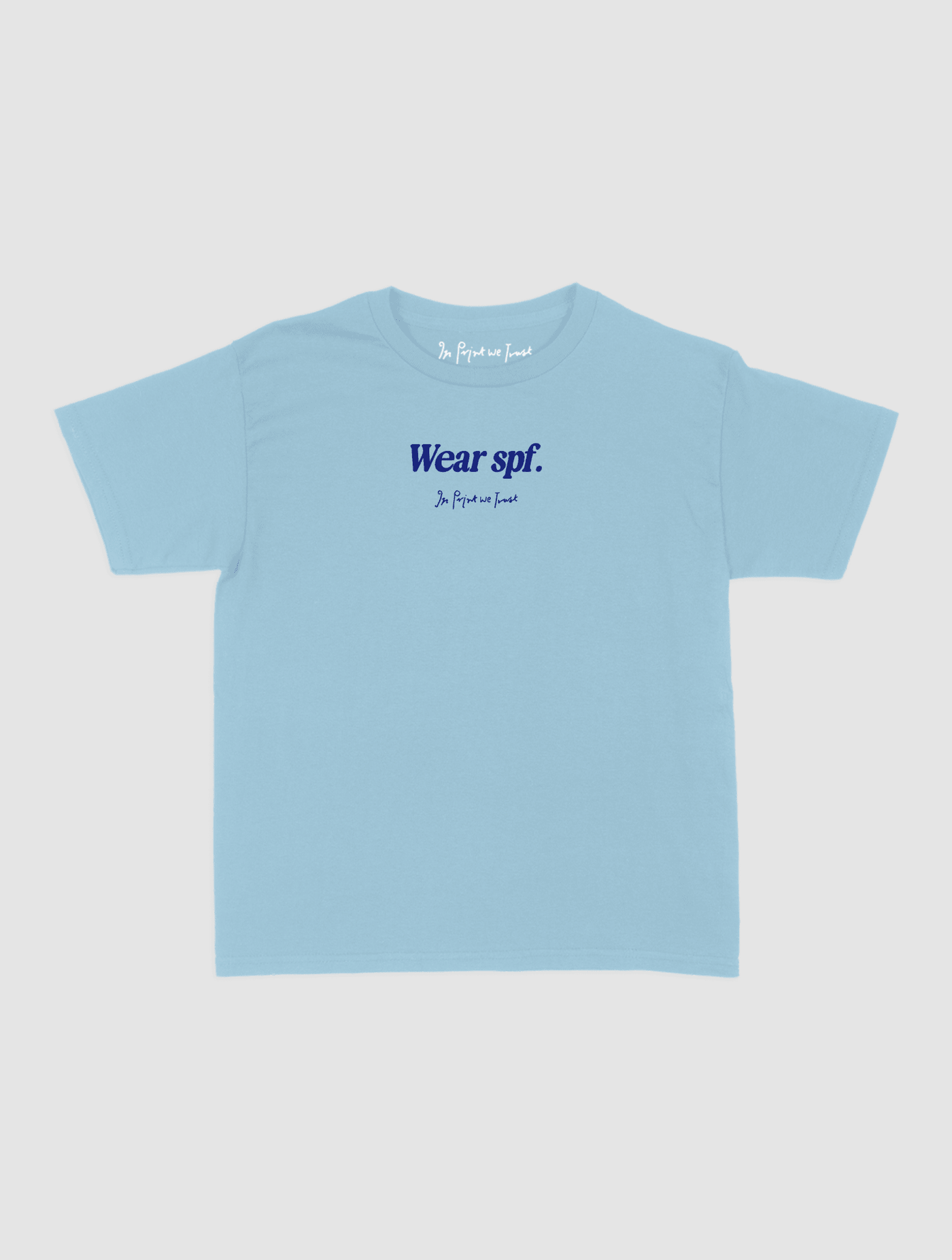 wear spf baby tee - In Print We Trust