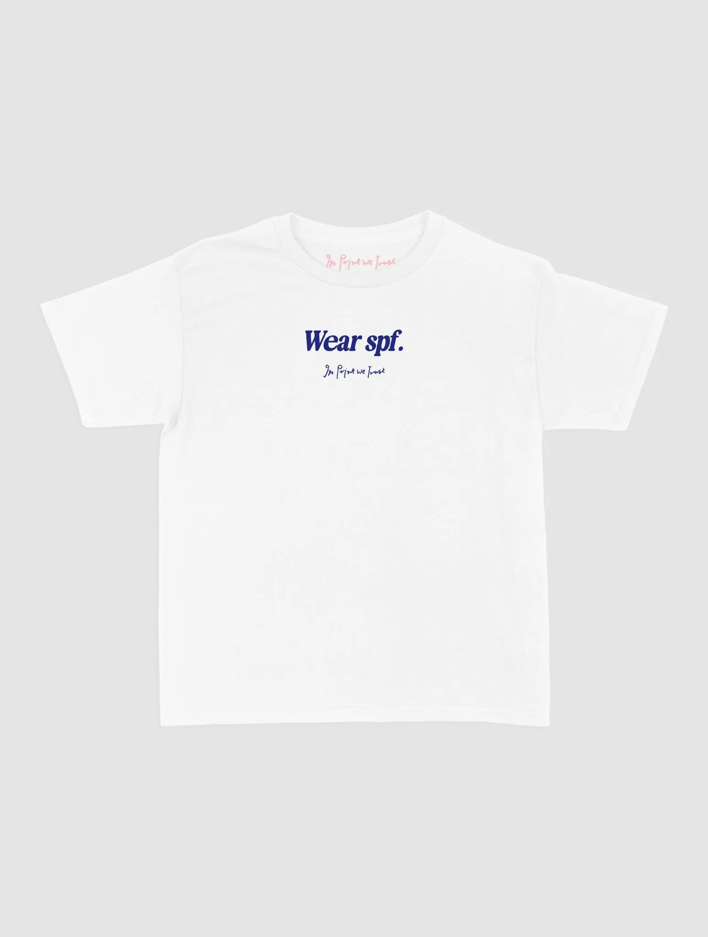 wear spf baby tee - In Print We Trust