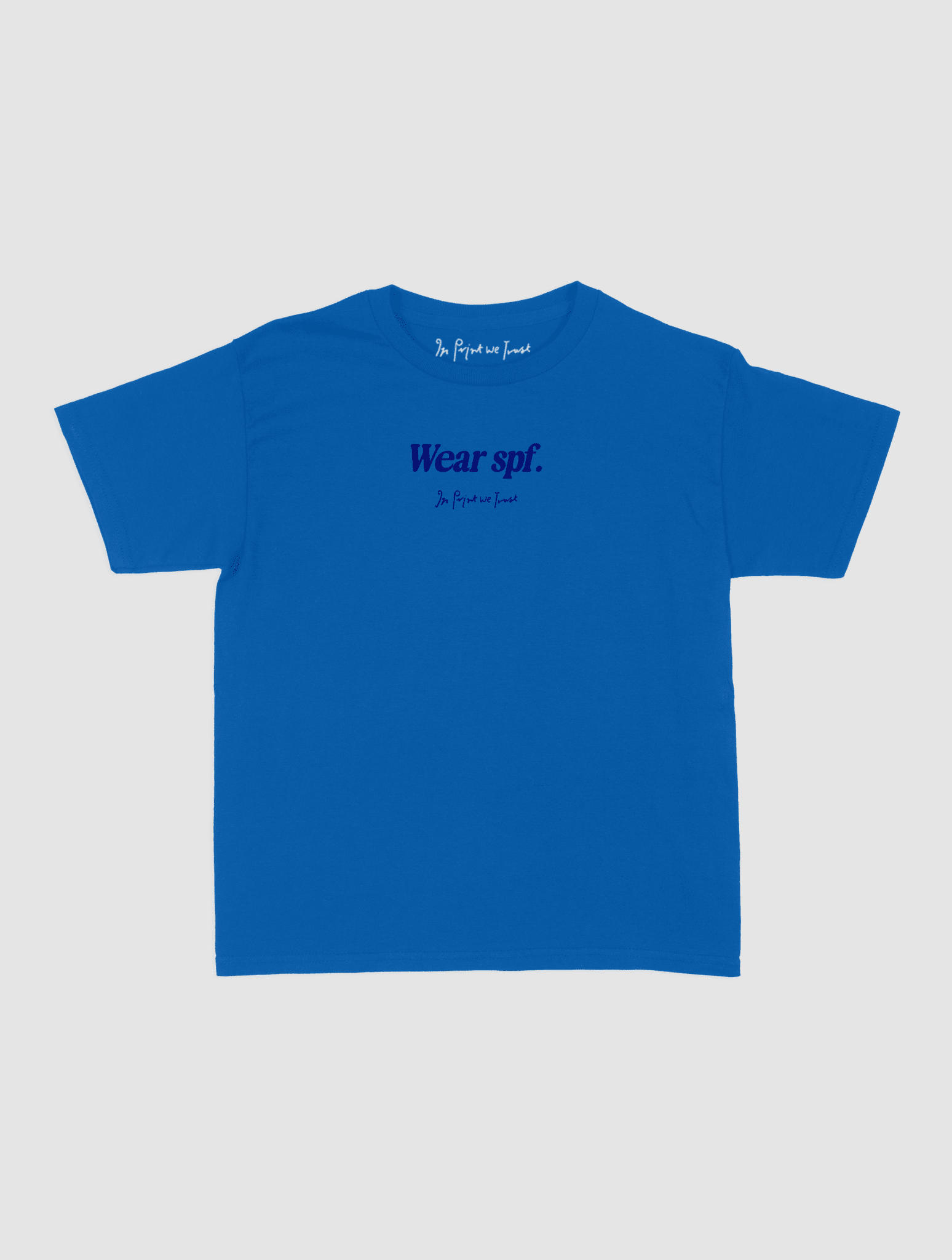 wear spf baby tee - In Print We Trust