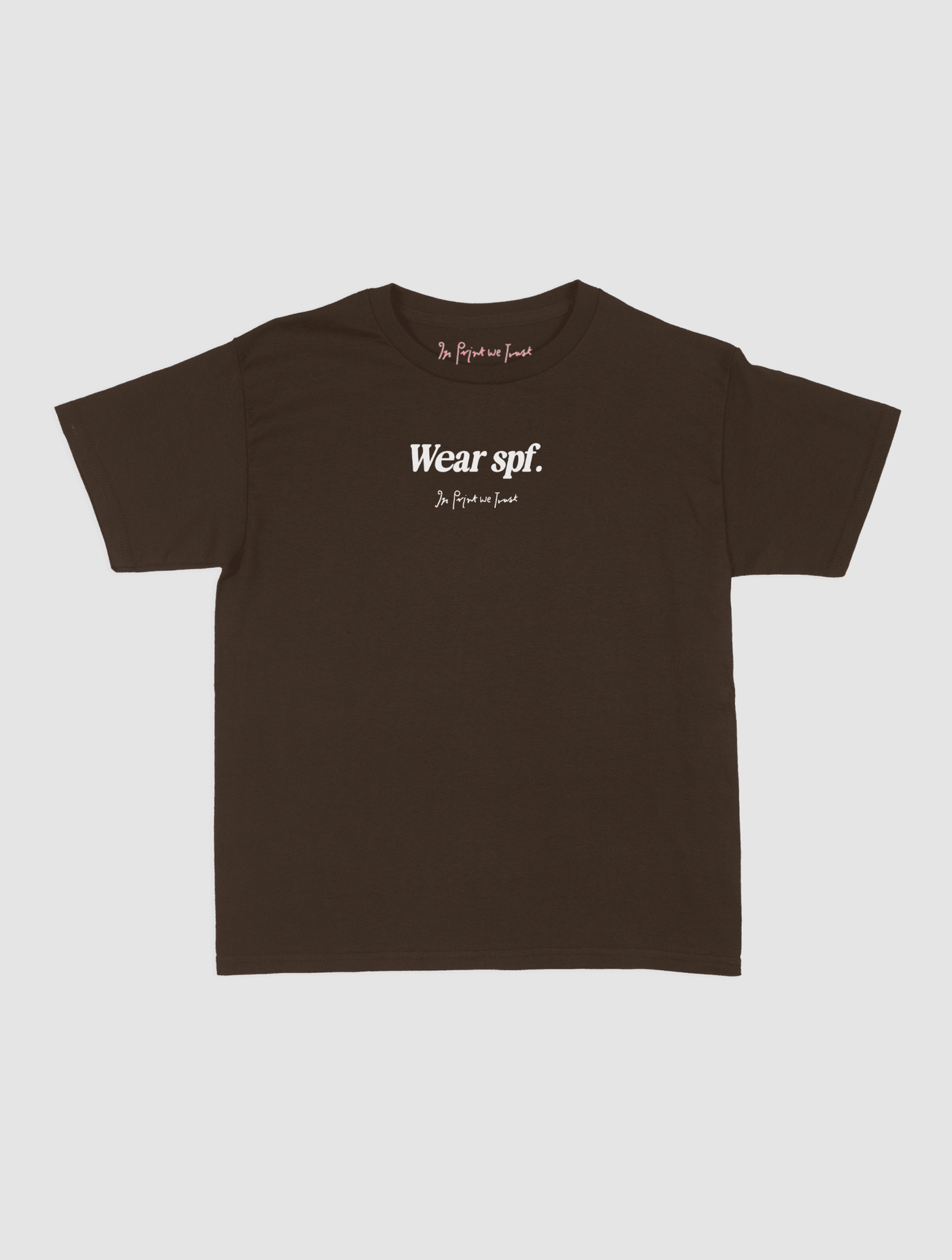 wear spf baby tee - In Print We Trust