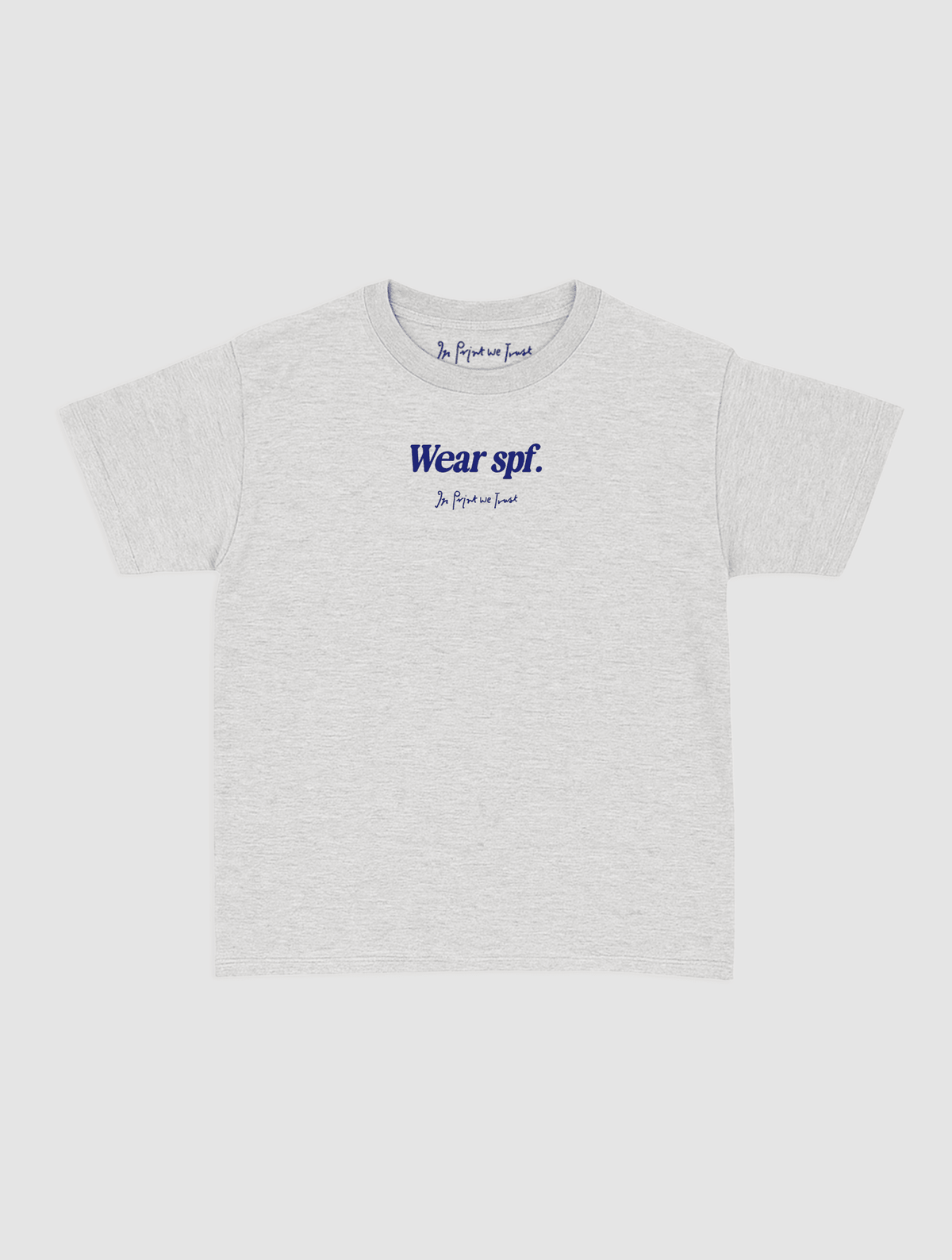 wear spf baby tee - In Print We Trust