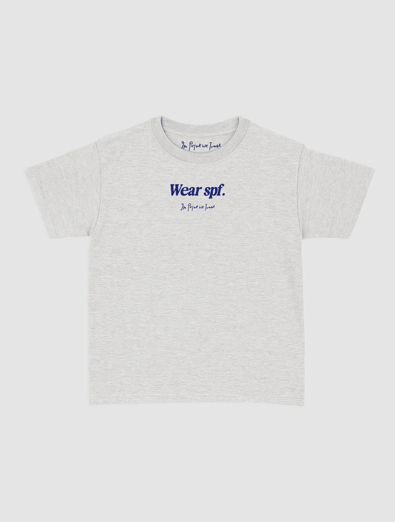 wear spf baby tee - In Print We Trust