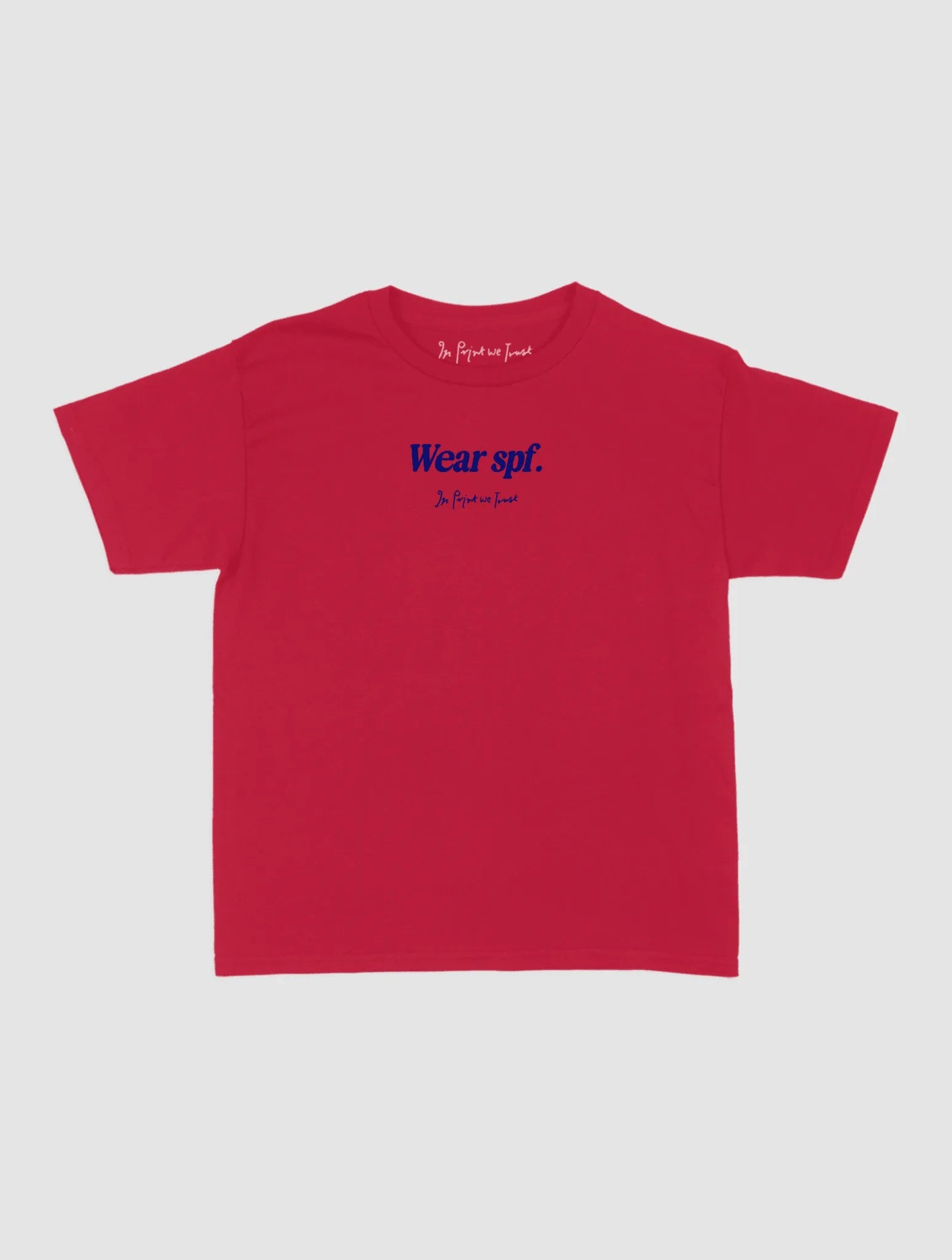 wear spf baby tee - In Print We Trust