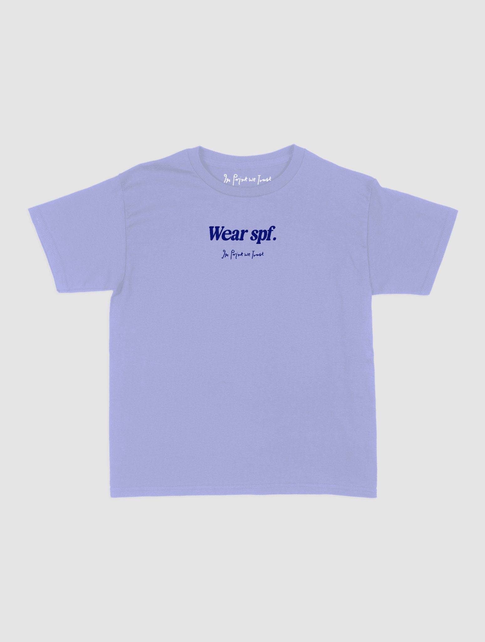 wear spf baby tee - In Print We Trust