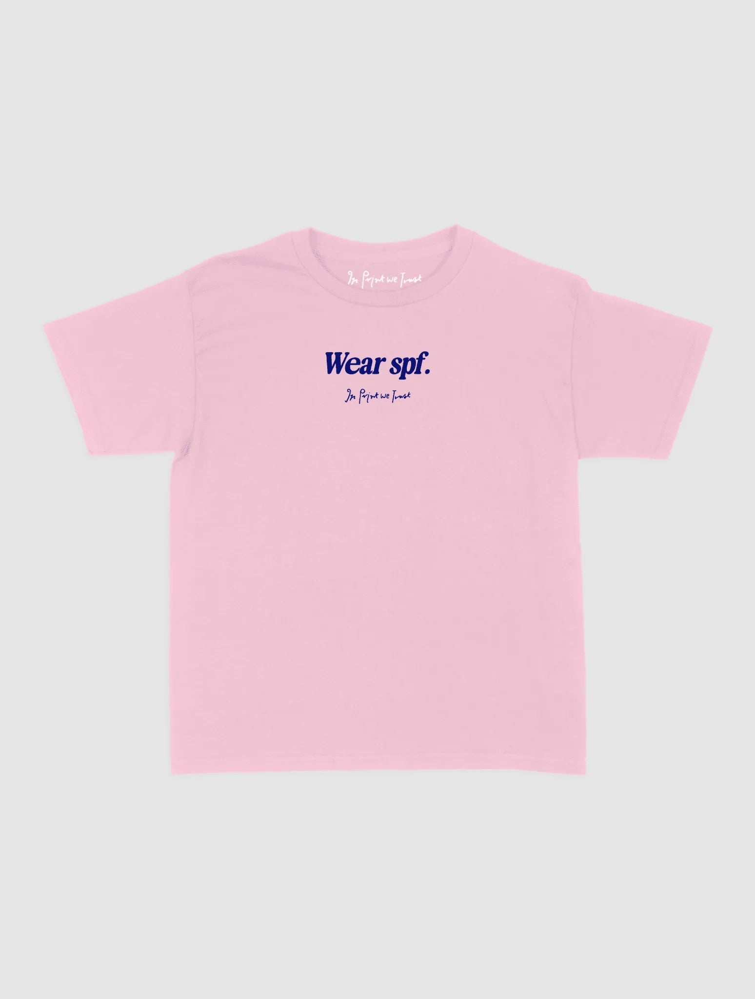 wear spf baby tee - In Print We Trust