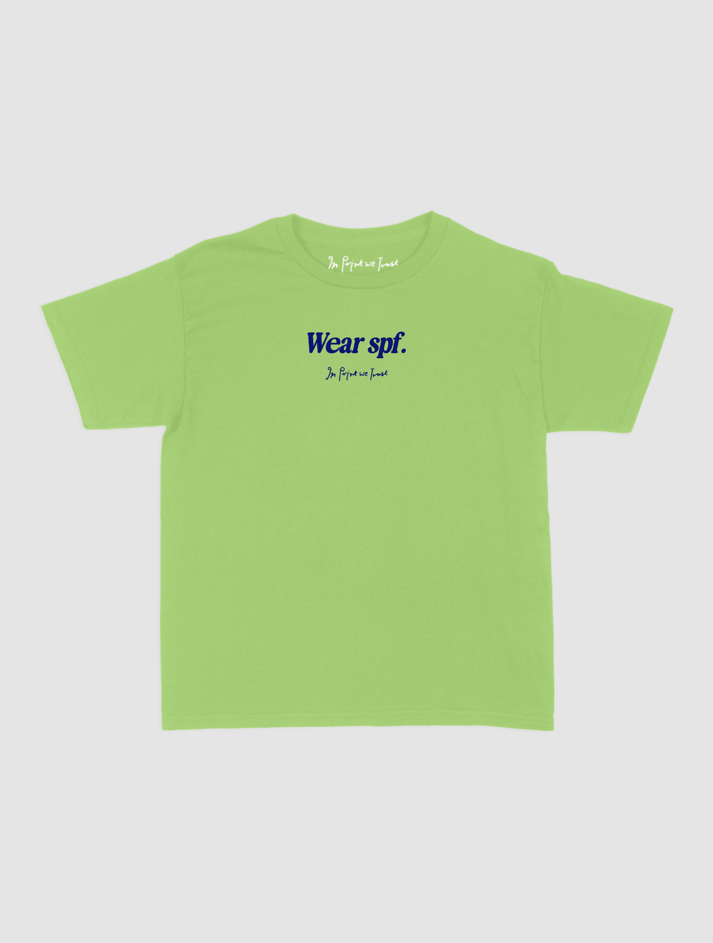 wear spf baby tee - In Print We Trust