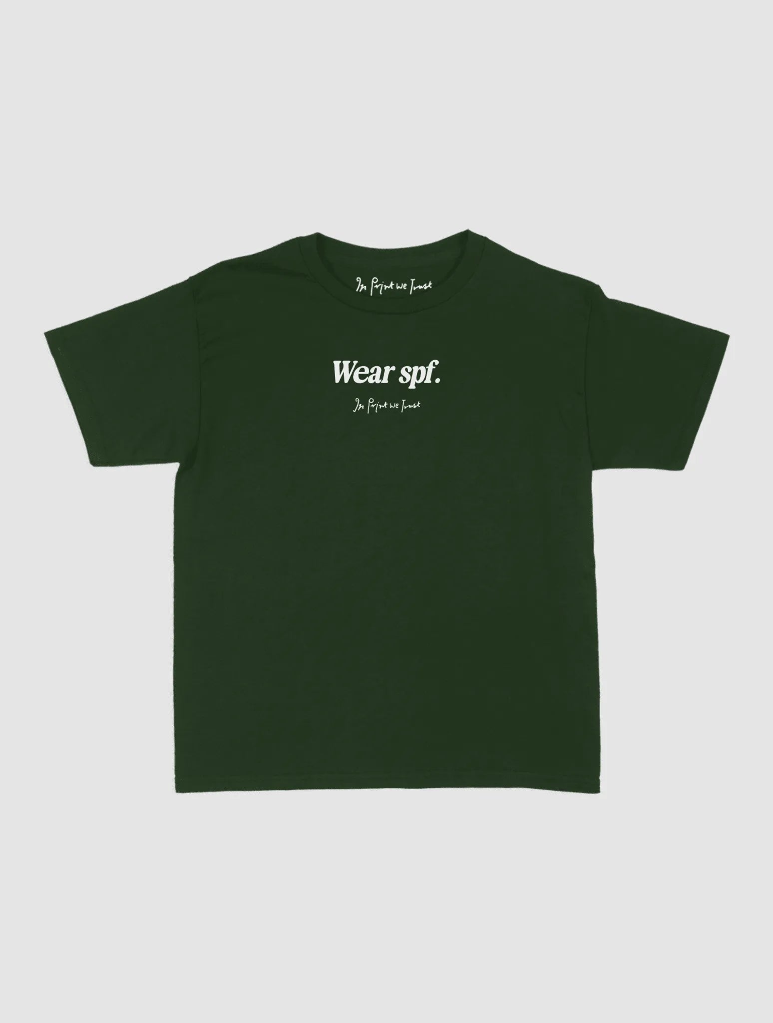 wear spf baby tee - In Print We Trust
