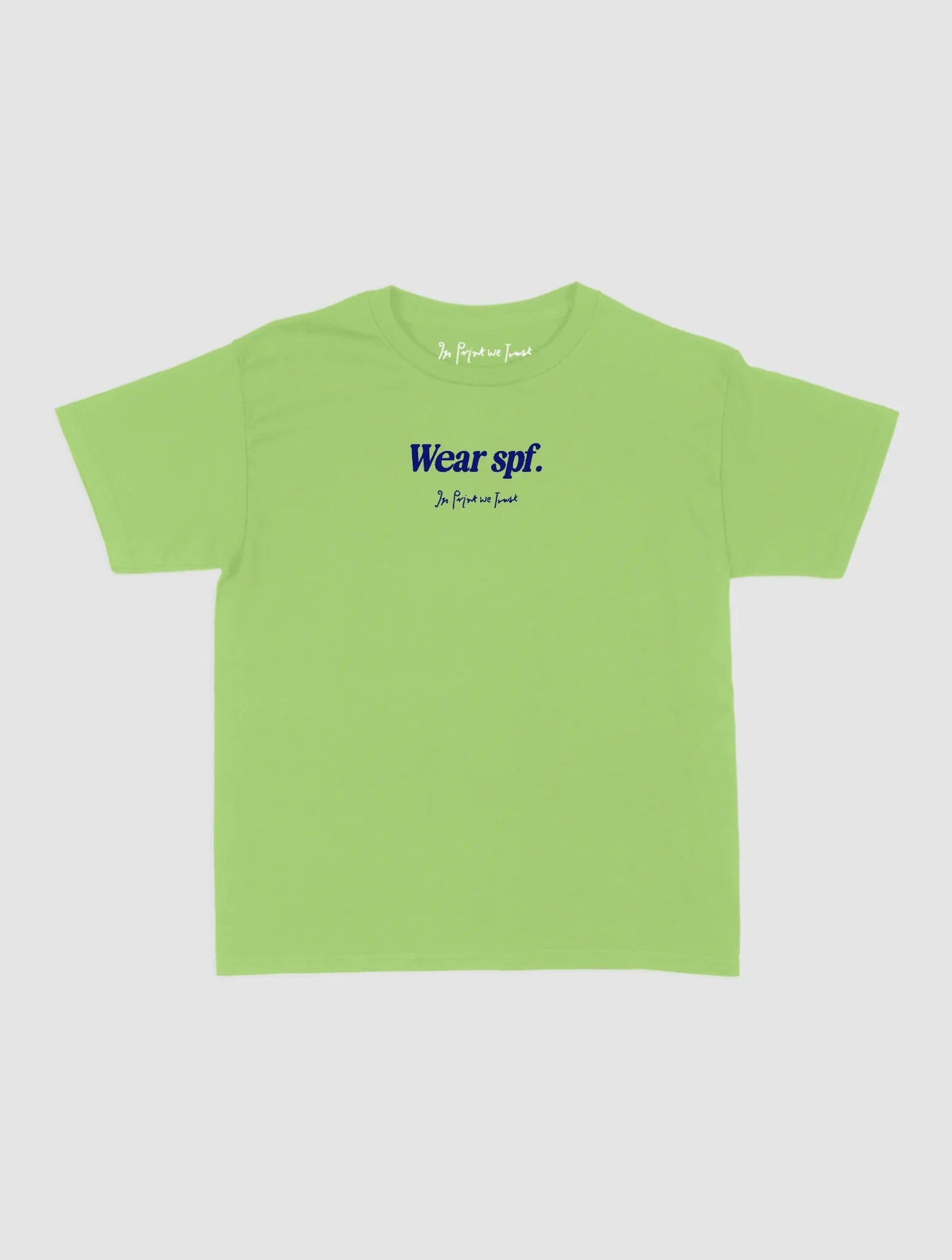 wear spf baby tee - In Print We Trust