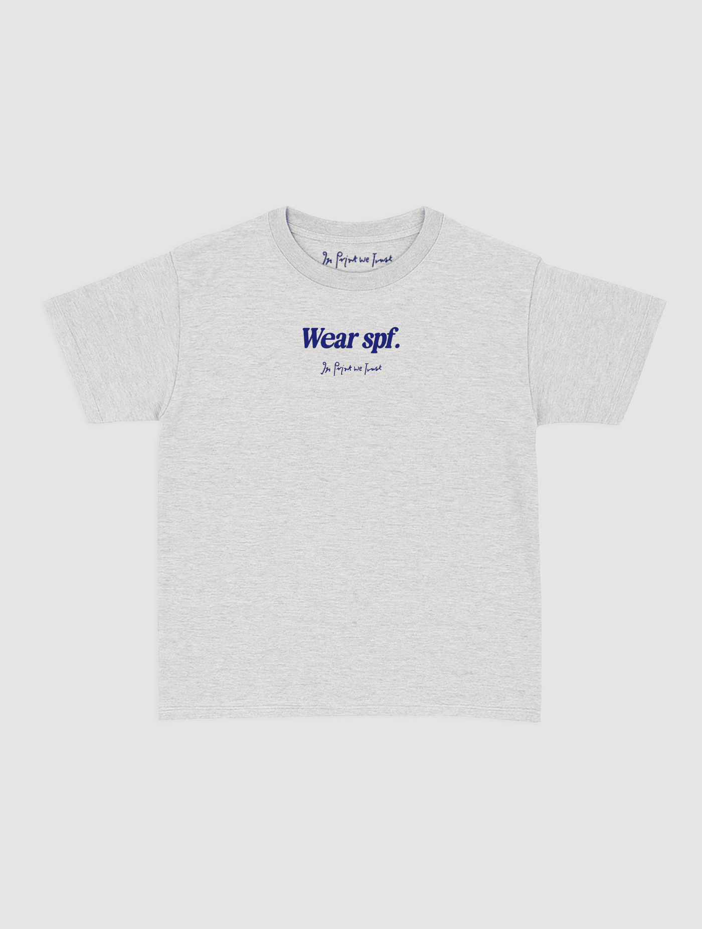 wear spf baby tee - In Print We Trust