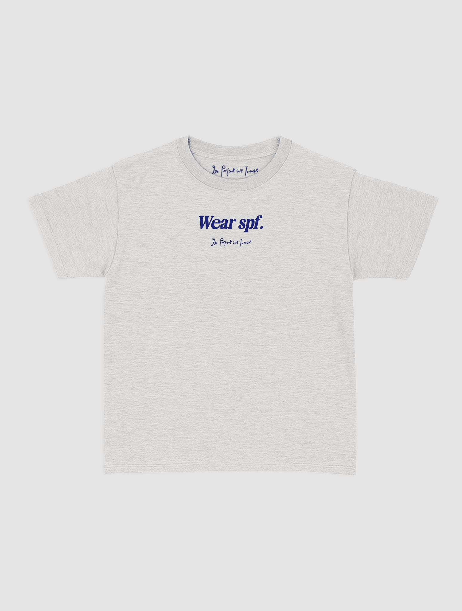 wear spf baby tee - In Print We Trust