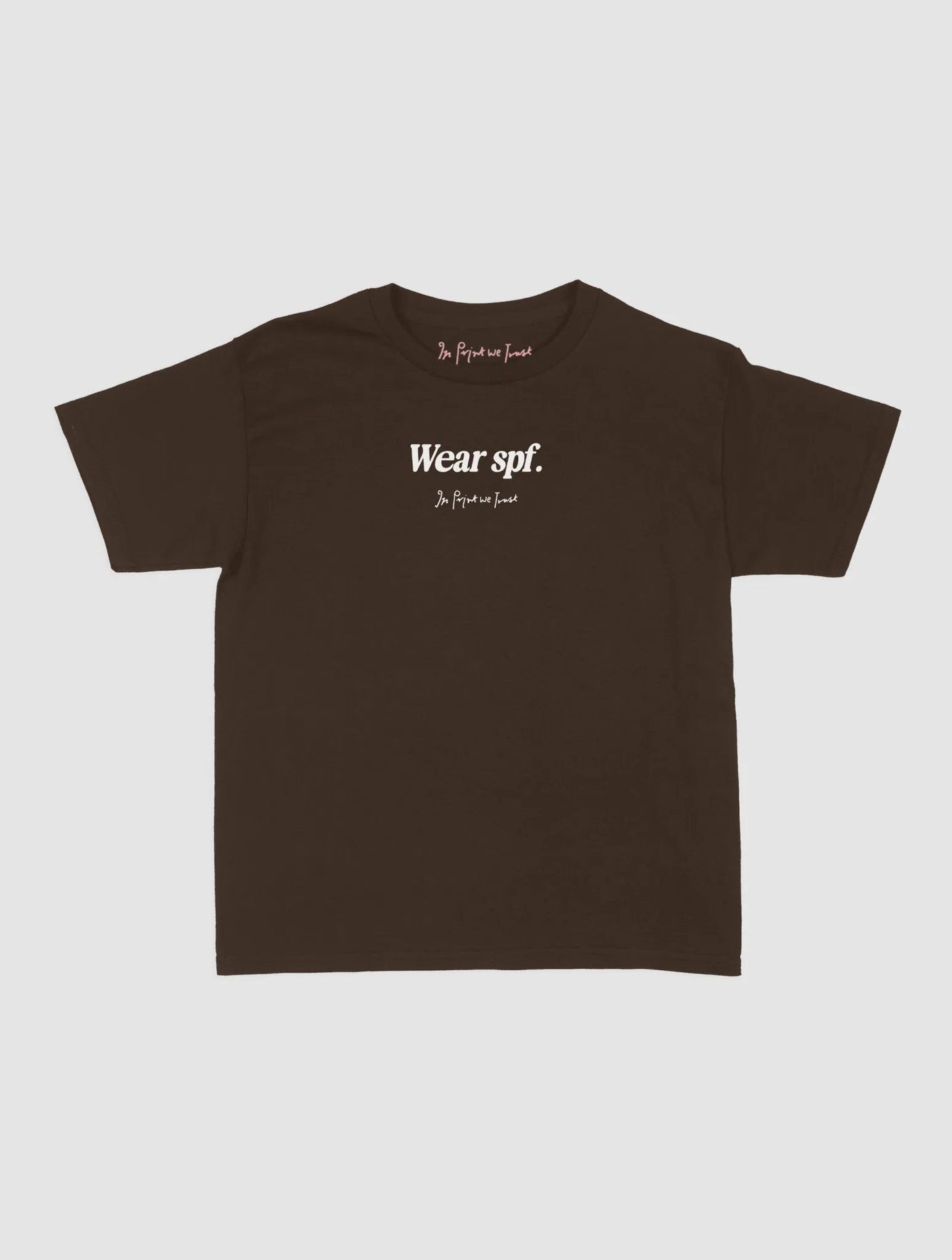 wear spf baby tee - In Print We Trust