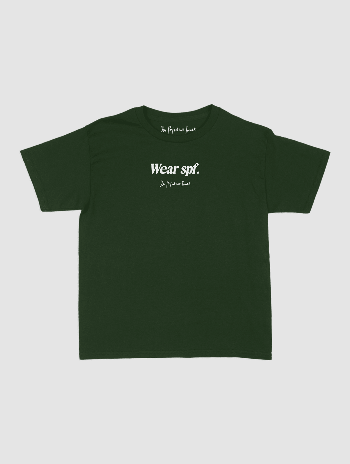 wear spf baby tee - In Print We Trust