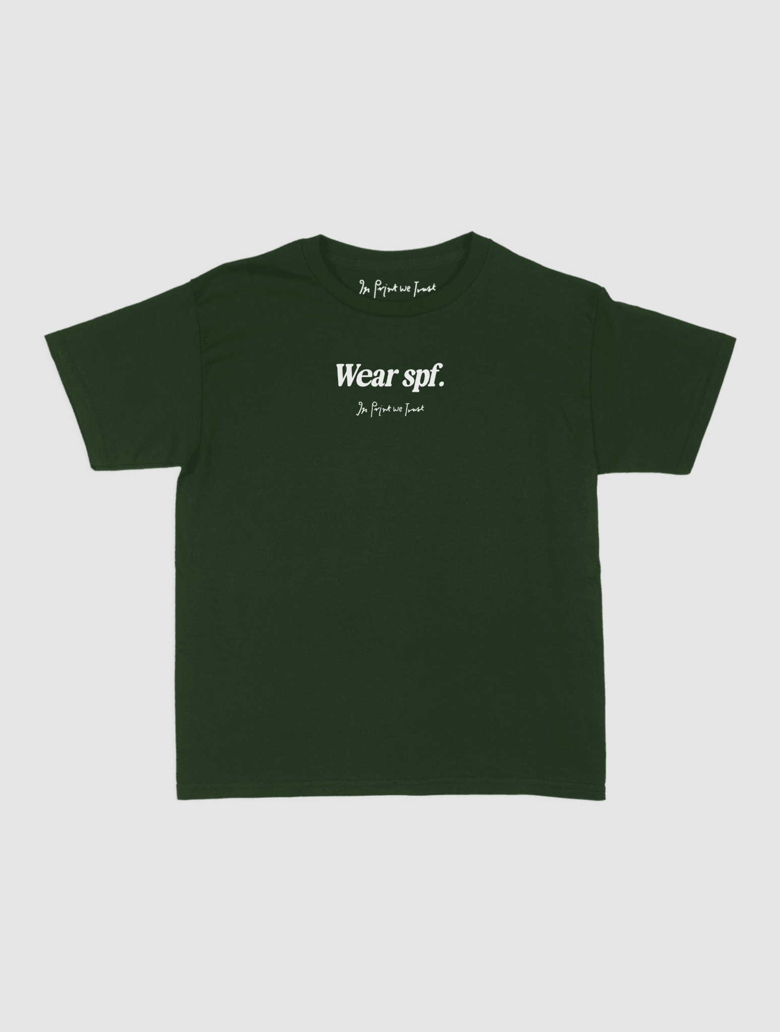 wear spf baby tee - In Print We Trust