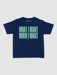 what i want baby tee - In Print We Trust