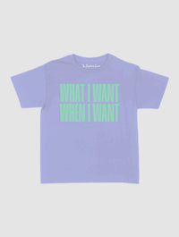 what i want baby tee - In Print We Trust