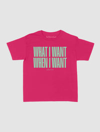 what i want baby tee - In Print We Trust
