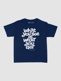 what you see baby tee - In Print We Trust
