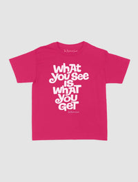 what you see baby tee - In Print We Trust