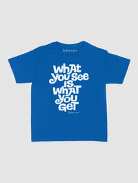 what you see baby tee - In Print We Trust