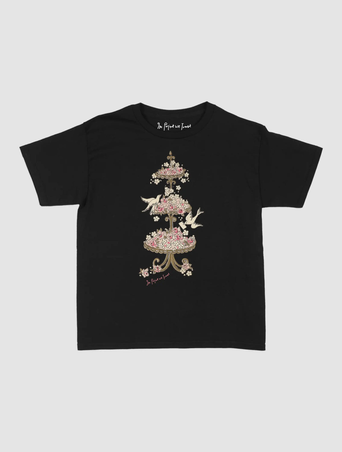 white doves baby tee