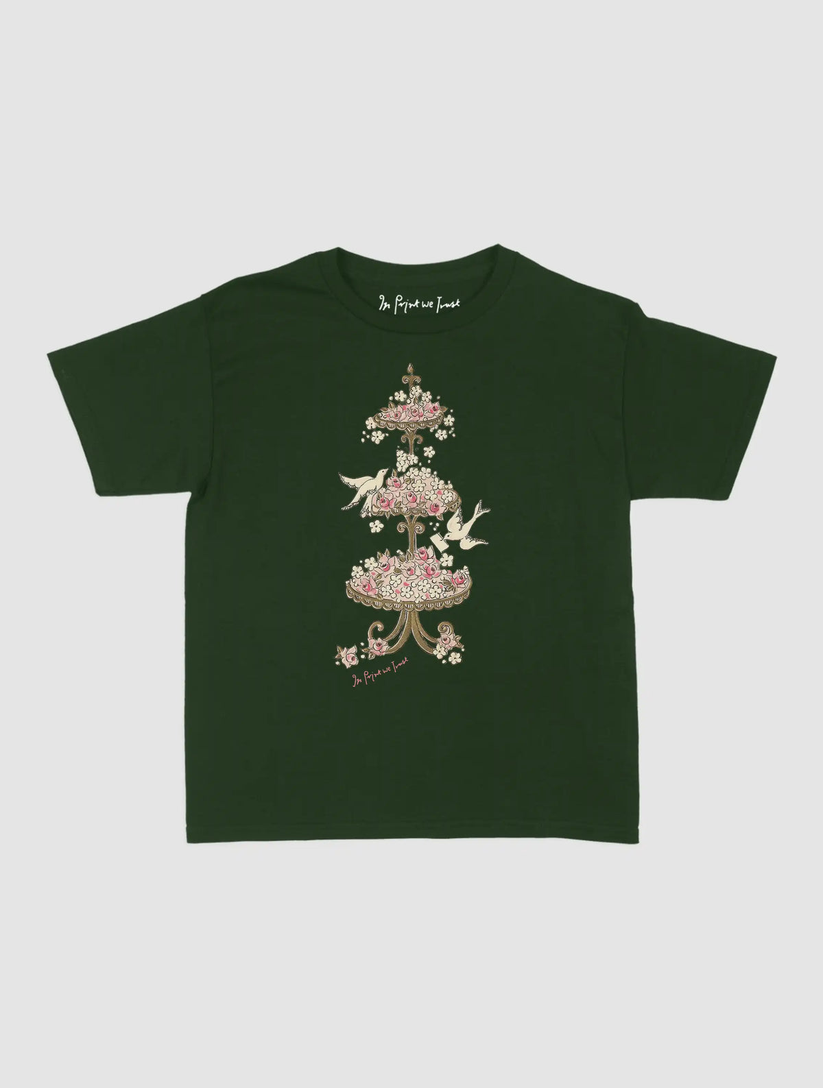 white doves baby tee