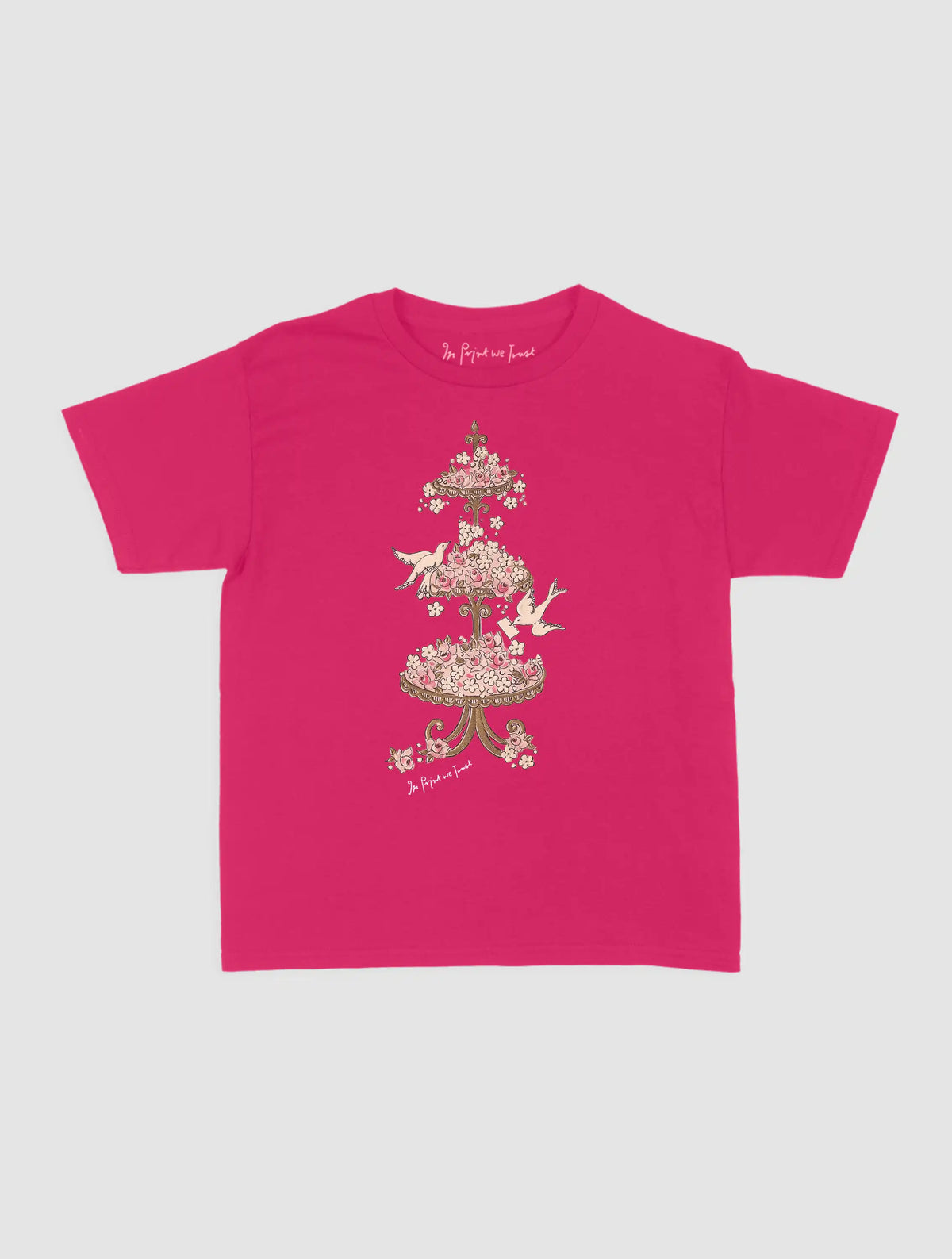 white doves baby tee