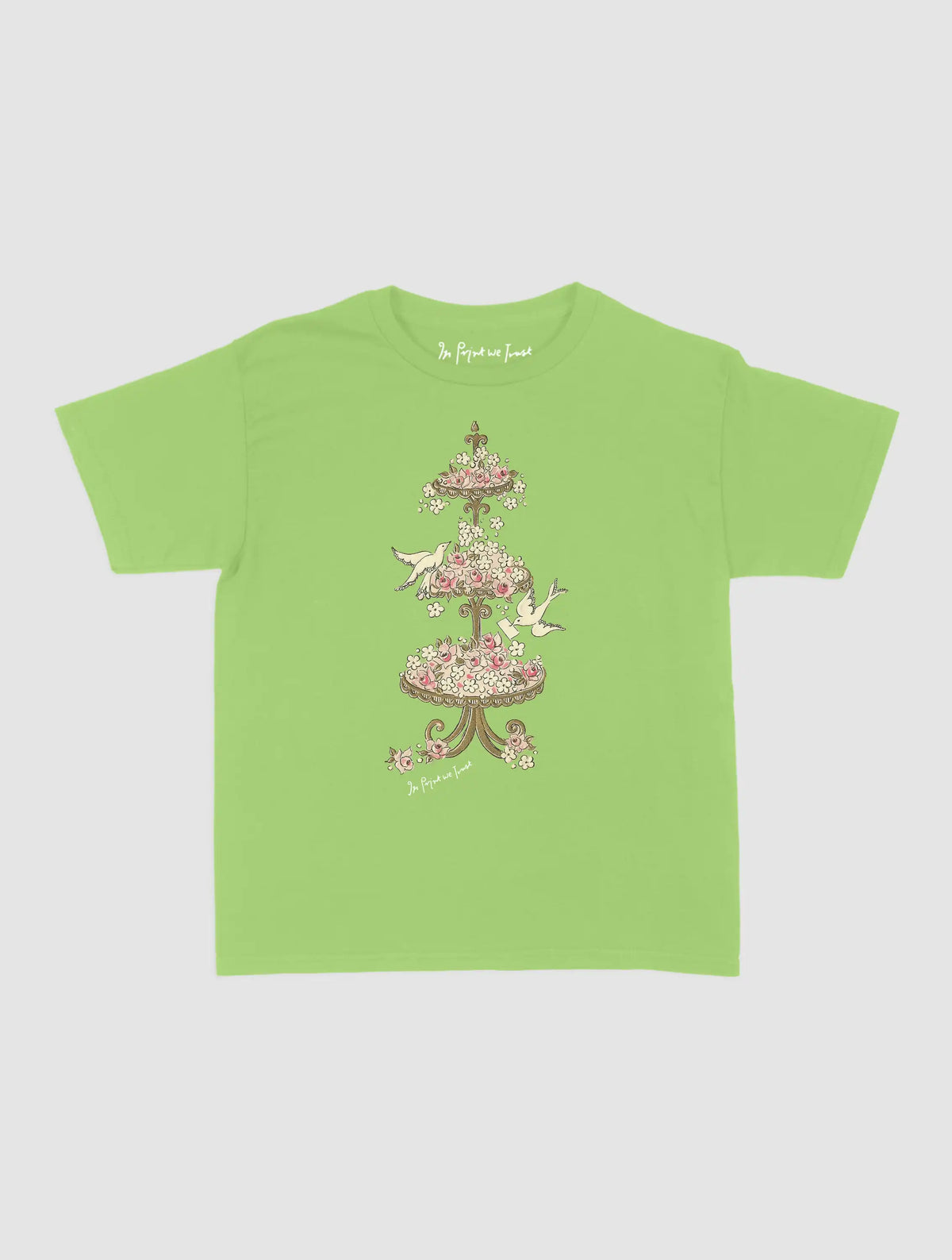 white doves baby tee