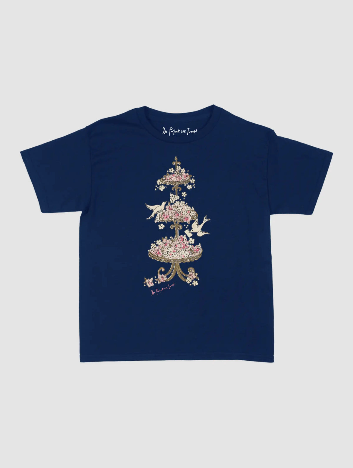 white doves baby tee