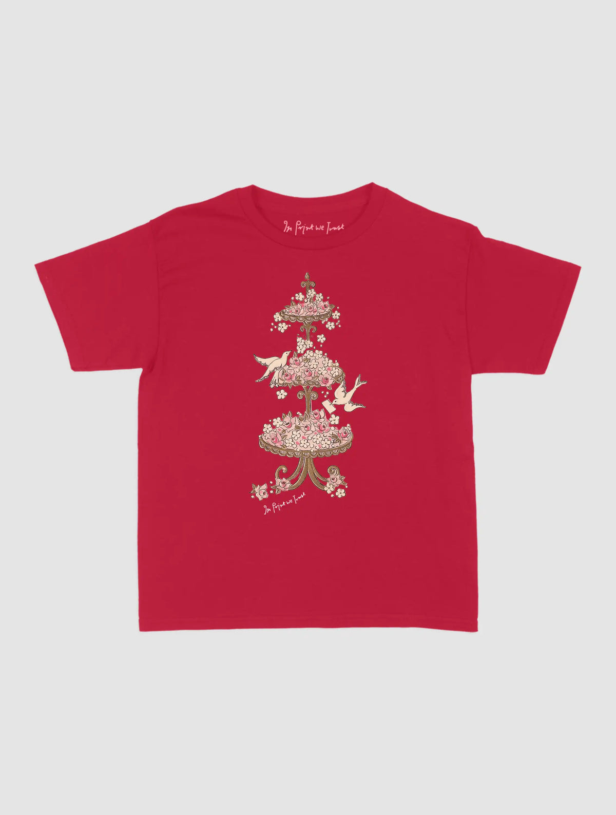 white doves baby tee