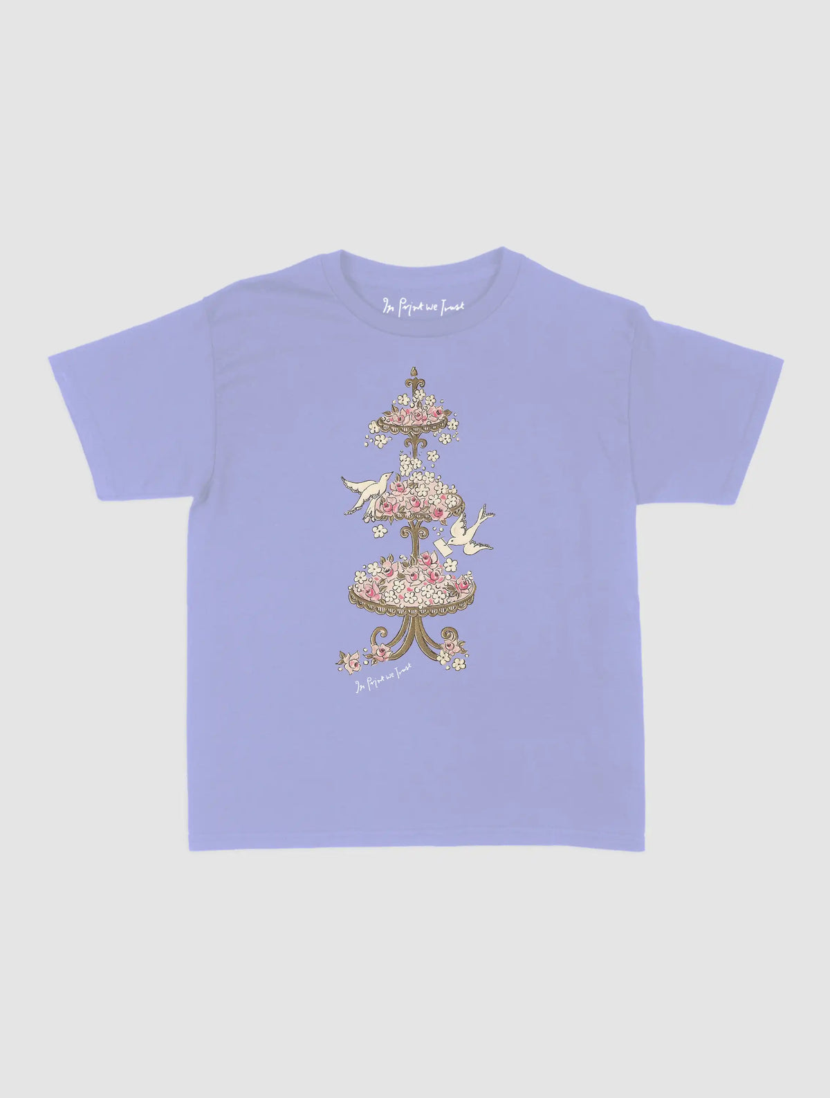 white doves baby tee
