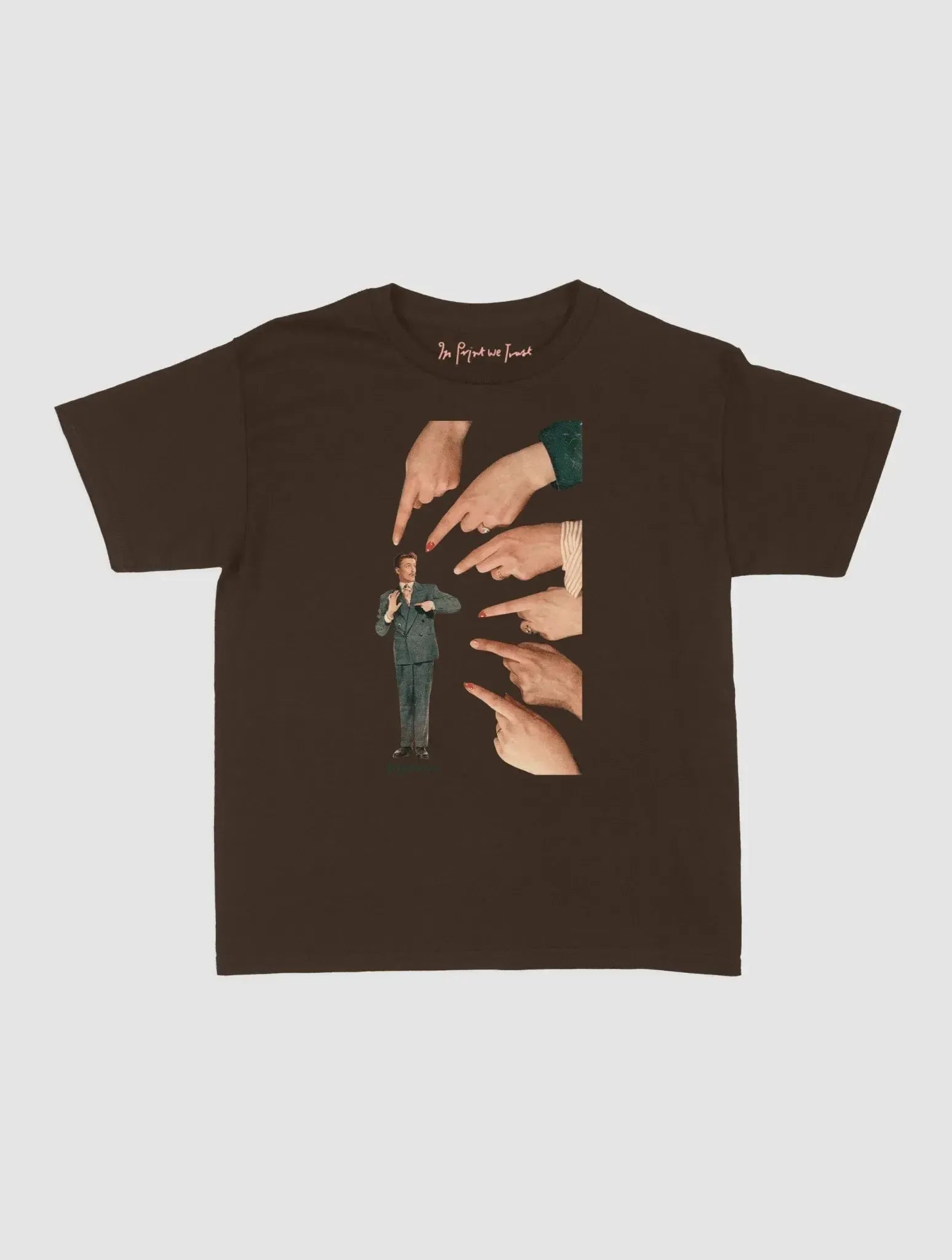 who me baby tee - In Print We Trust